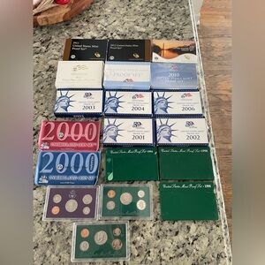 United States Mint Proof and Coin Sets Collection